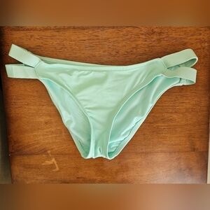 MOSSIMO PASTEL GREEN HIPSTER DOUBLE STRAP BIKINI BOTTOM MIX & MATCH SIZE LARGE